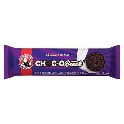 Bakers Choco-O-Break Biscuit (15x125g)