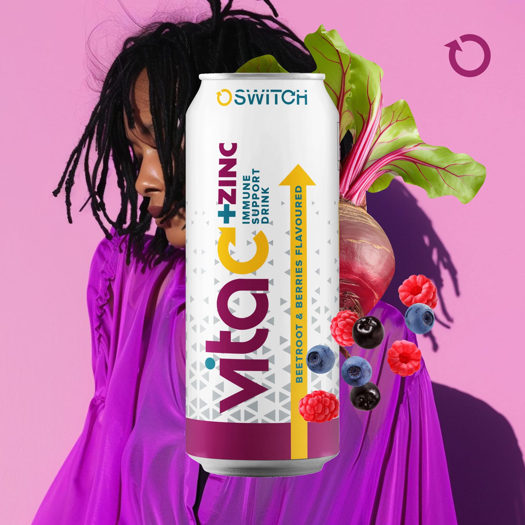 Switch Beetroot & Berries Vit-C (24x500ml)
