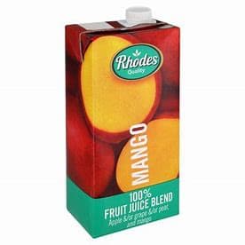 Rhodes 100% Juice Mango (6x1L)