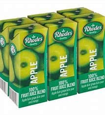 Rhodes 100% Juice Apple (6x200ml)