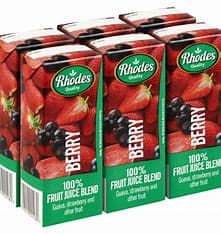 Rhodes 100% juice Berry (6x200ml)
