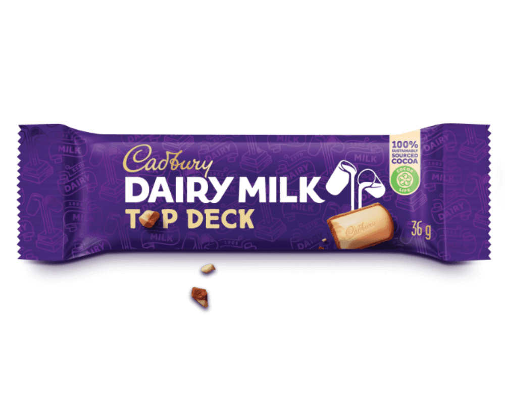 Cadbury Top Deck Chocolate Slab (40x36g)🍫