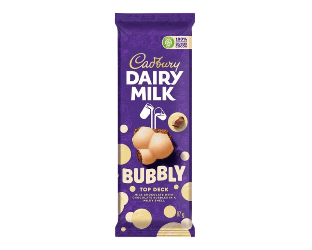 Cadbury Slabs Bubbly Top Deck (6 x 87g)🍫
