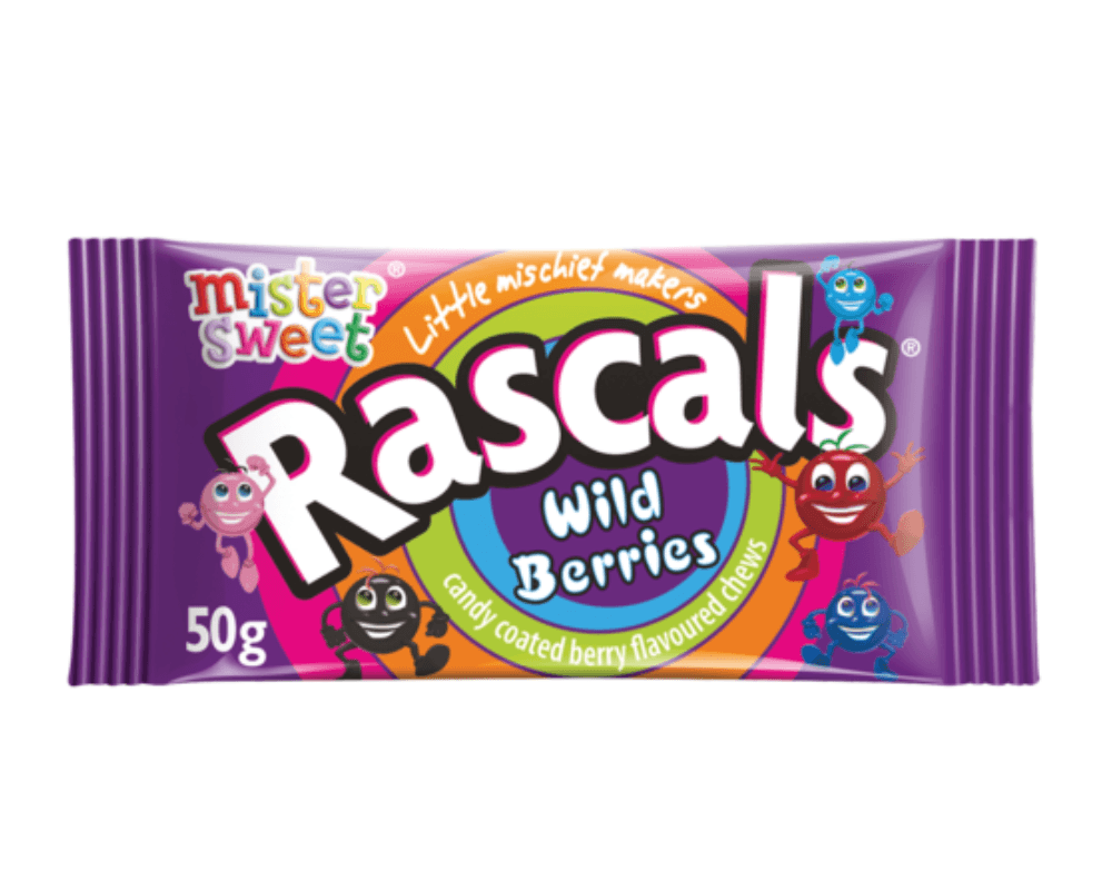 Mister Sweet Rascals Wild Berries (24x50g)🍫
