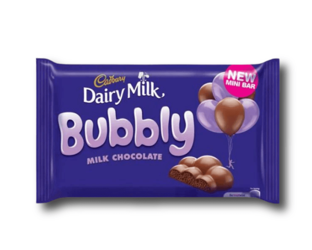 Cadbury Bubbly Milk Chocolate (30x40g)🍫