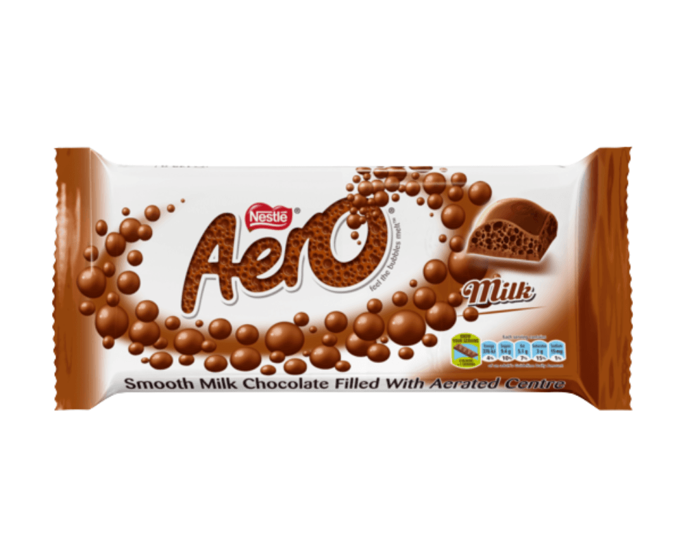 Aero Chocolate Slab Milk (6x135g)🍫