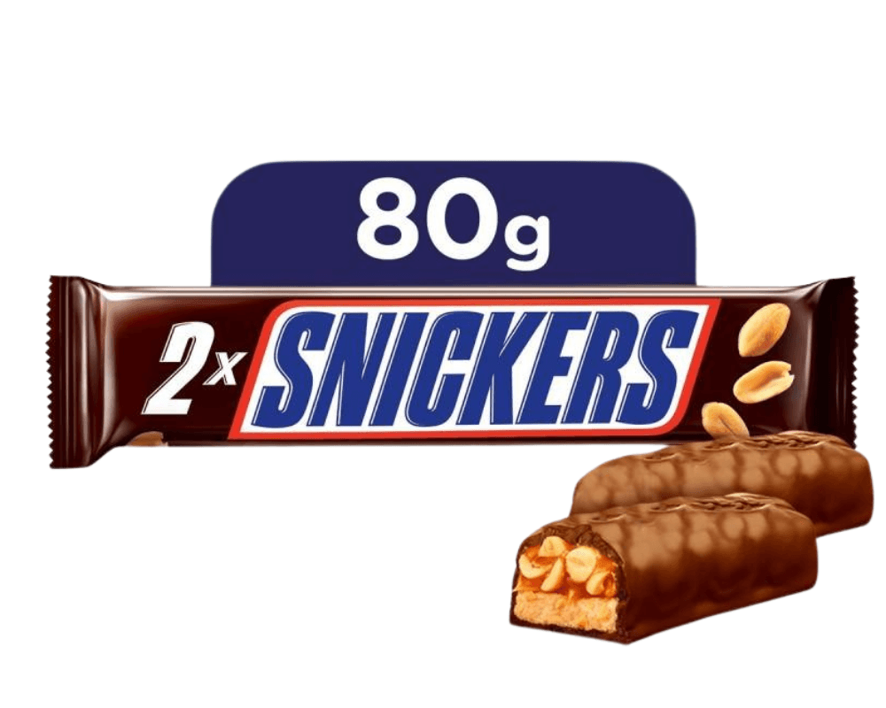 Snickers Duo Chocolate Bar (24x80g )🍫