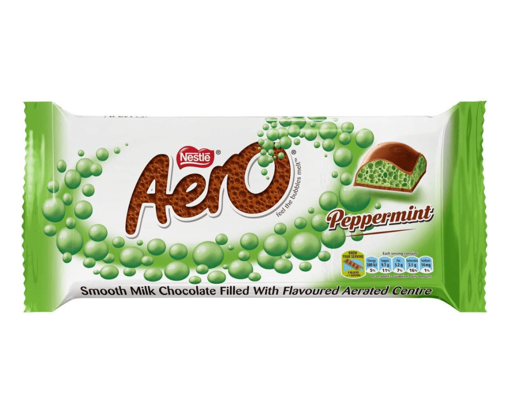 Aero Choco Slab Peppermint (6x135g)🍫