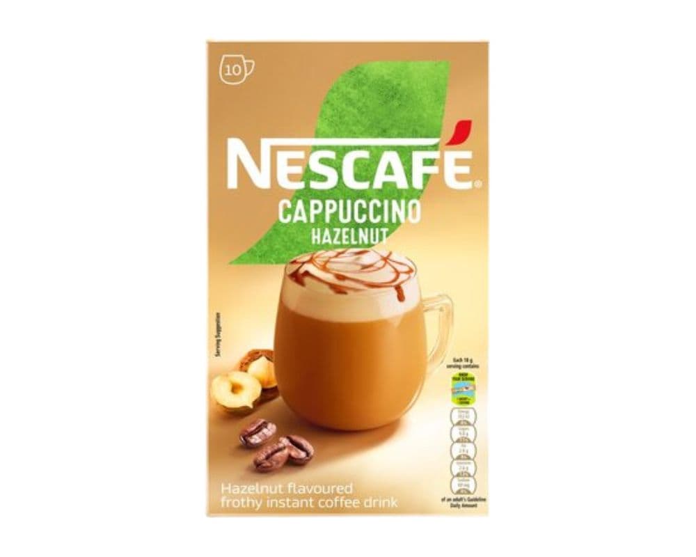 Nescafé Gold Cappuccino Hazelnut  (10x18.5g