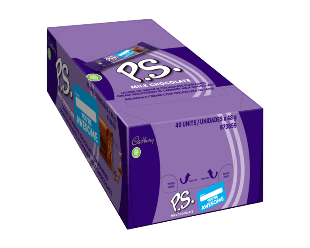 P.S Milk chocolate (40x48g)