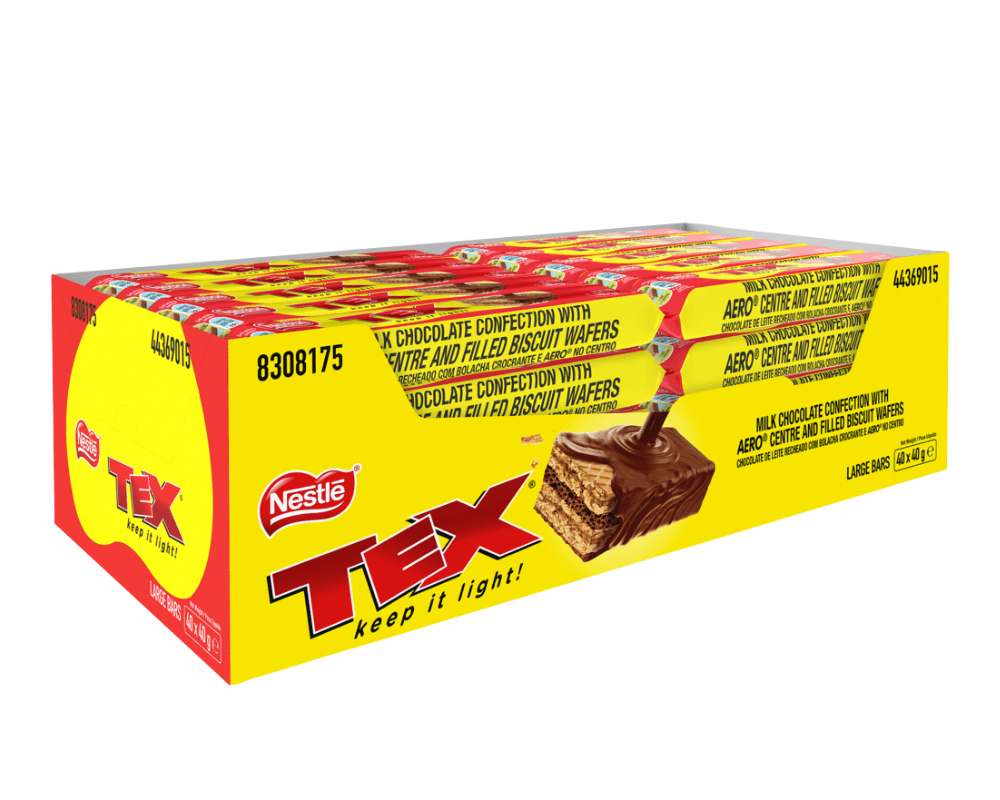 Tex Large Milk Chocolate Bars (40x40g)