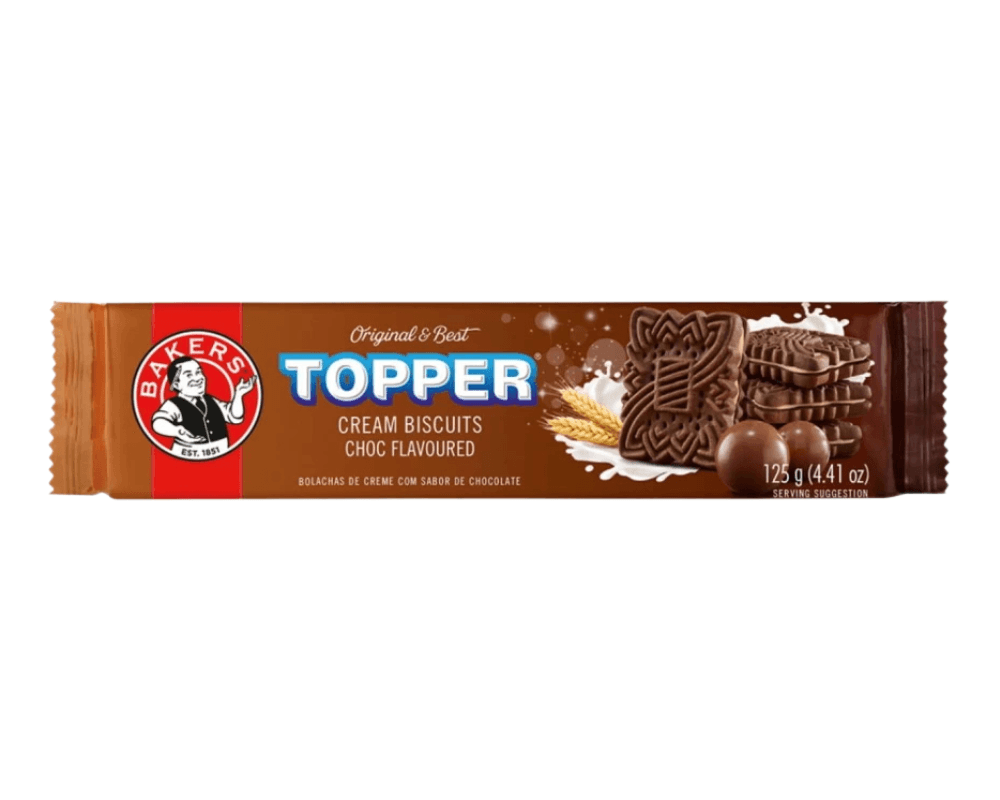 Bakers Topper Biscuits Chocolate (12x125g)