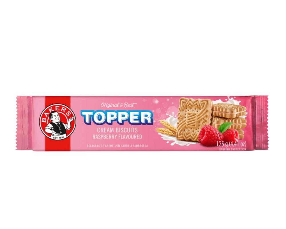 Bakers Topper Biscuits Raspberry (12x125g)