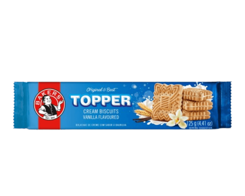 Bakers Topper Biscuits Vanilla (12x125g)