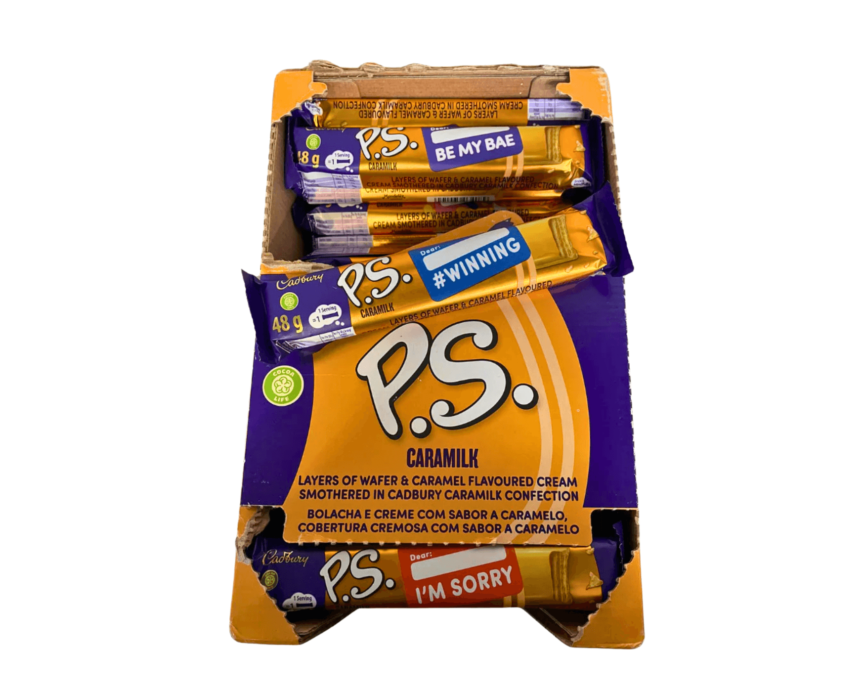 P.S Caramilk Chocolate Bars (40x48g)