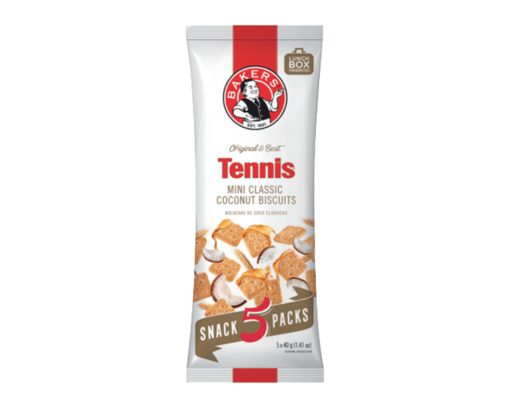 Bakers Tennis mini biscuits (5x40g)