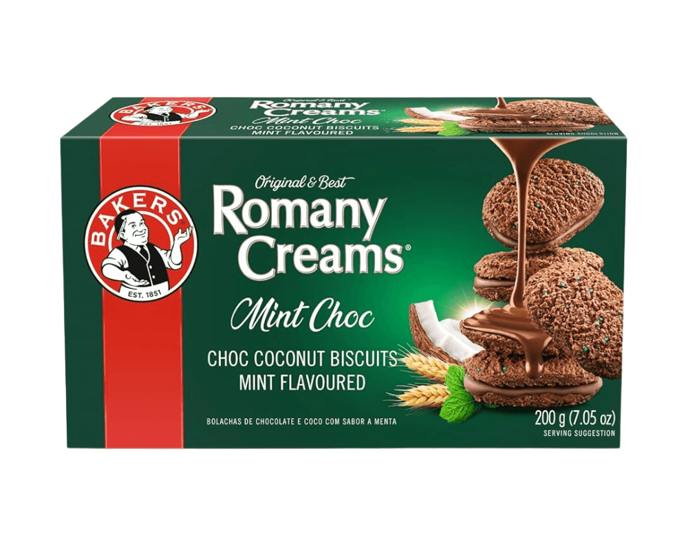 Bakers Romany Creams Mint (1x200g)