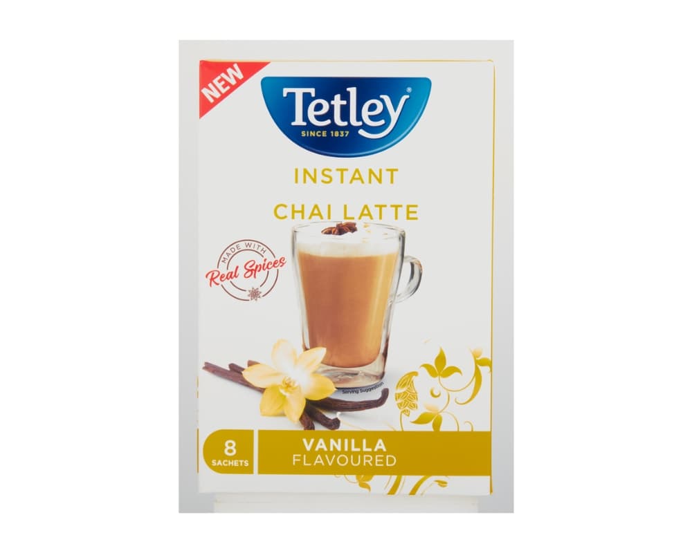 Tetley Chai Latte Vanilla Flavoured (8 x 22g)
