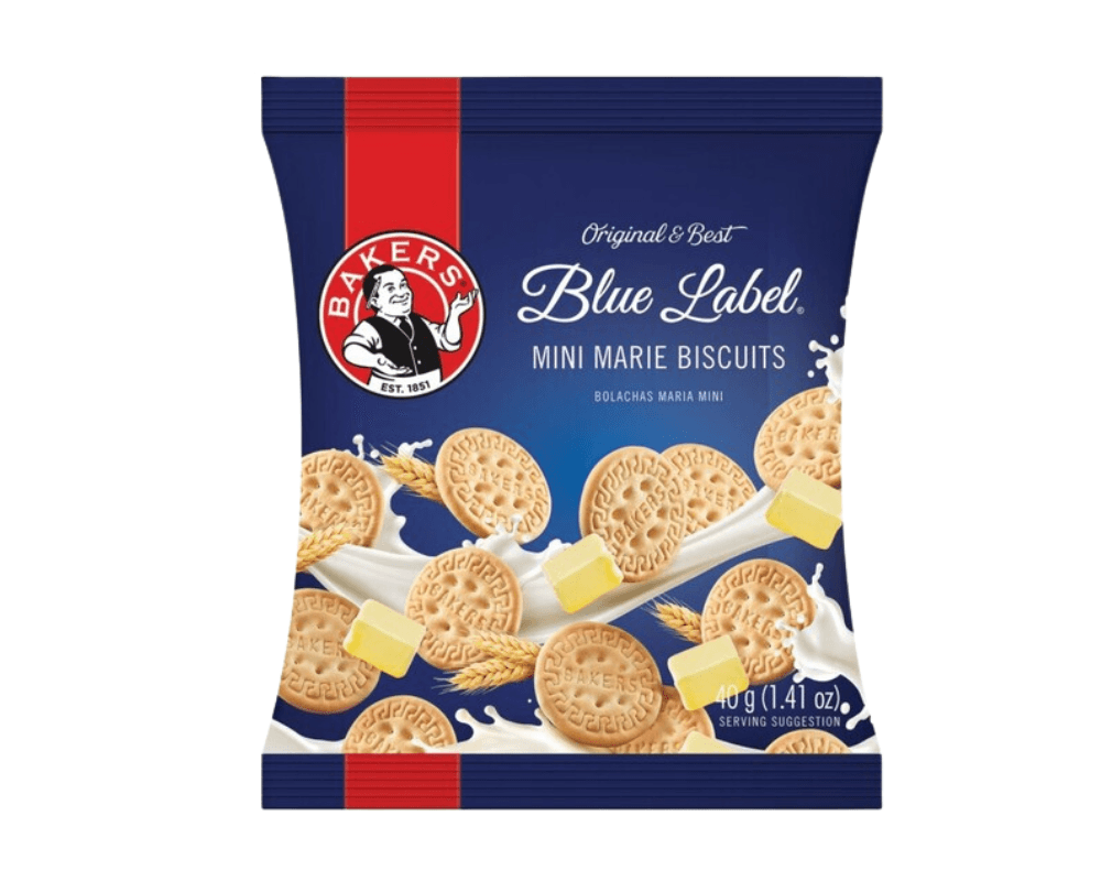 Bakers Mini B Marie Biscuits (24x40g)