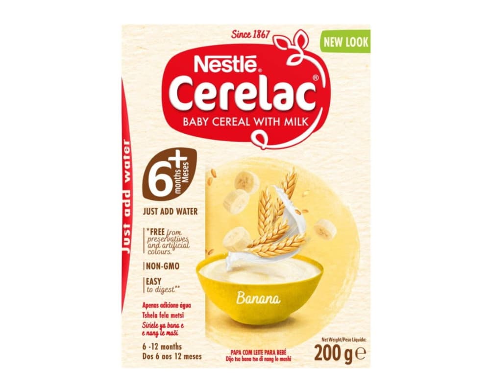 Nestle Cerelac Banana 6+Months (6x200g)