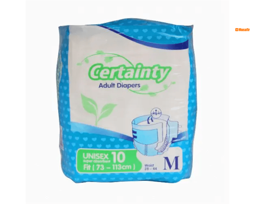 Certainty Adult Nappies Size Medium (73–113 cms)