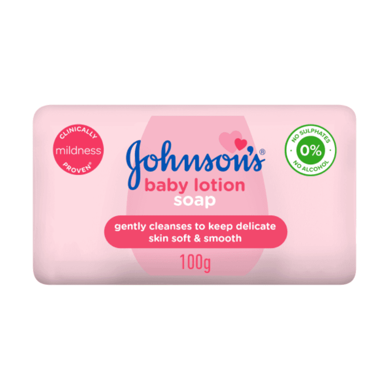 Johnson's Baby Soap Lotions Pink (12x100g)🍫