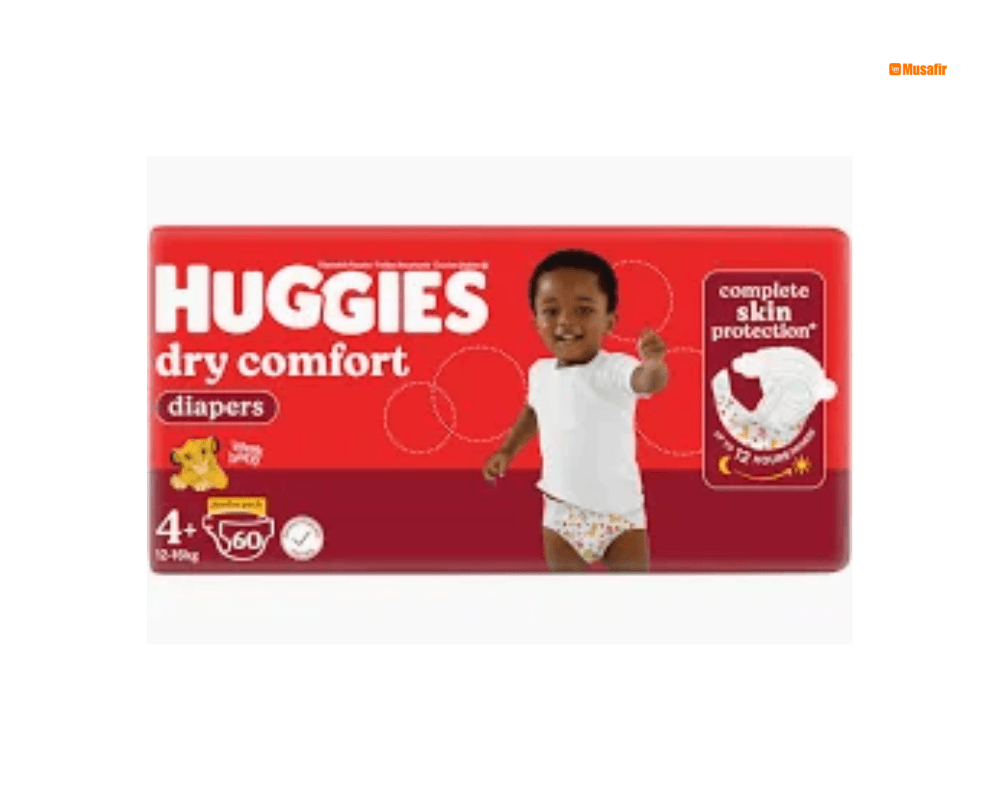 Huggies Diapiers Jumbo Size 4+(1x60s)