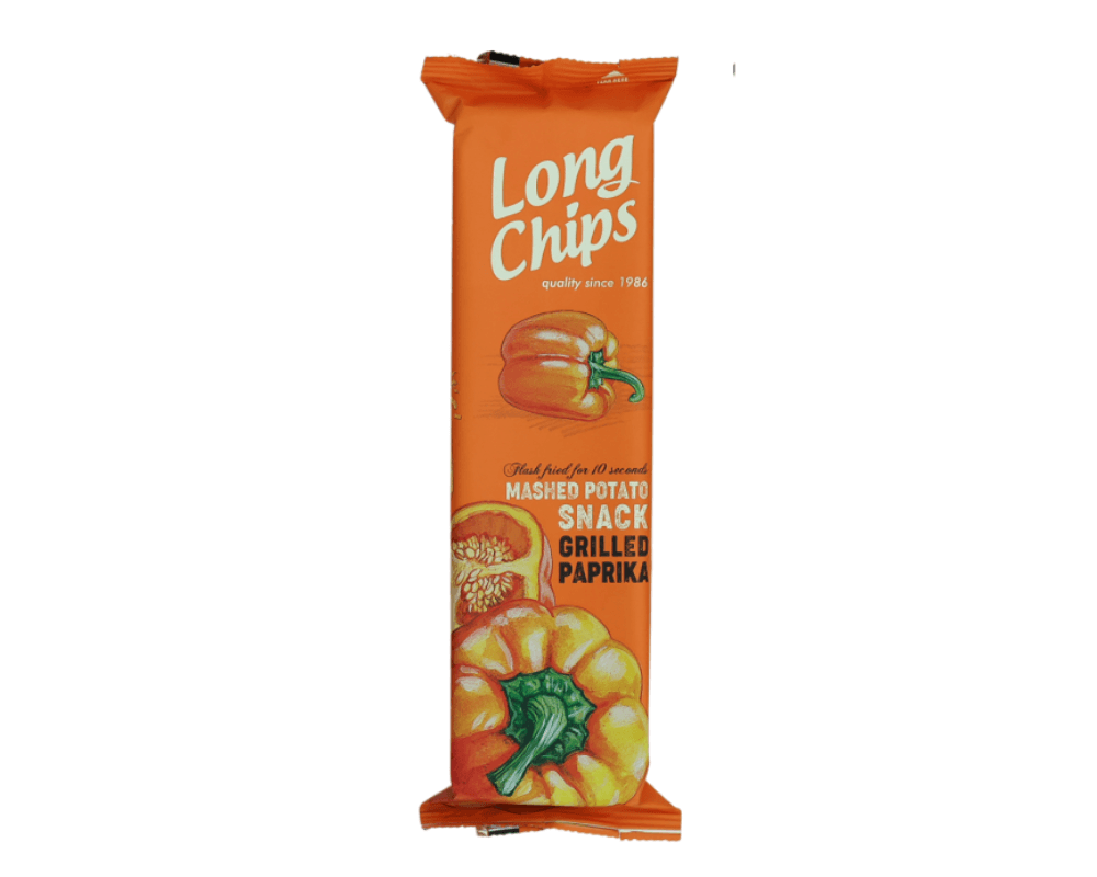 Long Chips Grilled Paprika (20x75g) test
