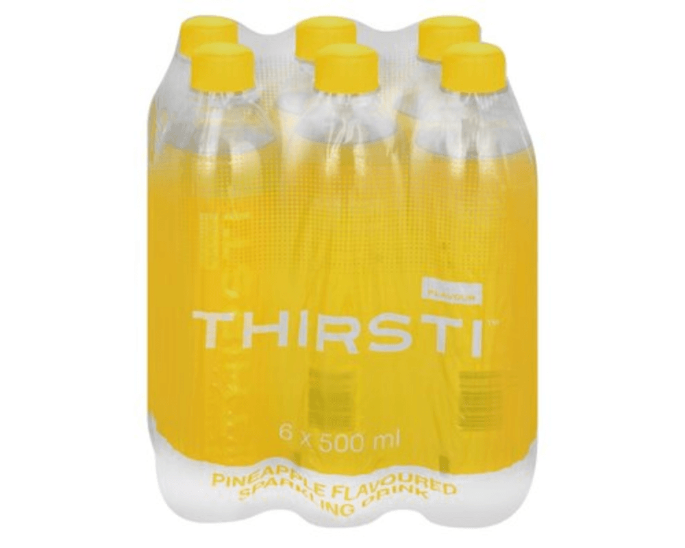 Thirsti Flavoured Water Pine Apple (6x500ml)