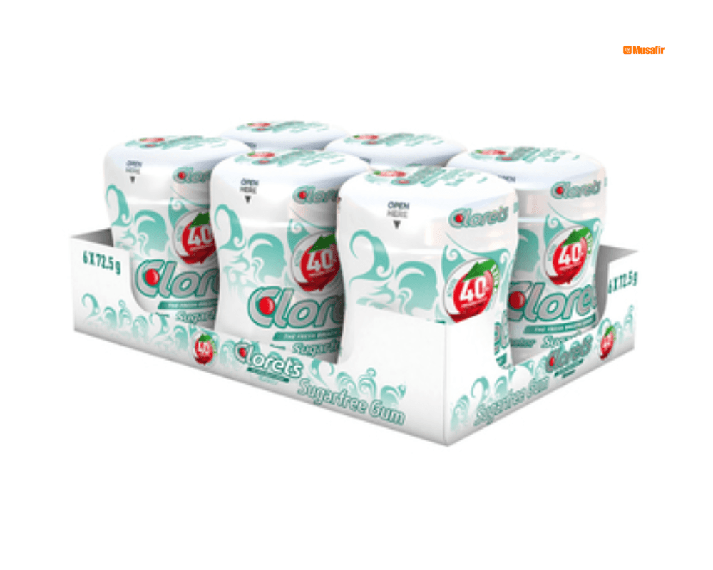  Clorets Chewing Gum Eliminator (6x72.5g)