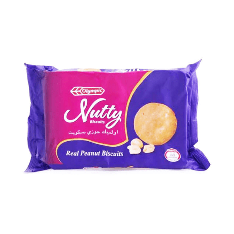 Olympic Nutty Real Peanut Biscuits (1 x 175g)