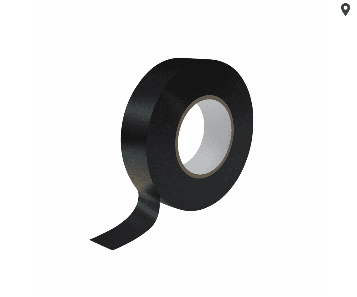 PVS M Electrical Tape Black (1x10s)