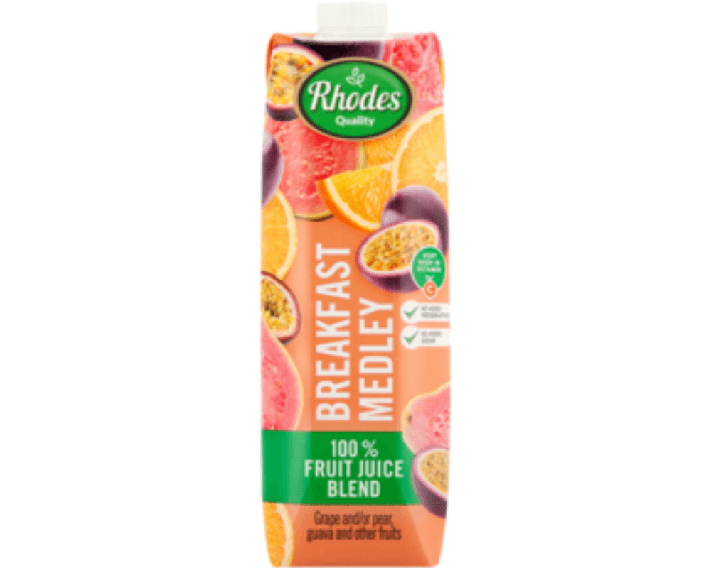 Rhodes 100% Breakfast Medley Juice (6x1L)