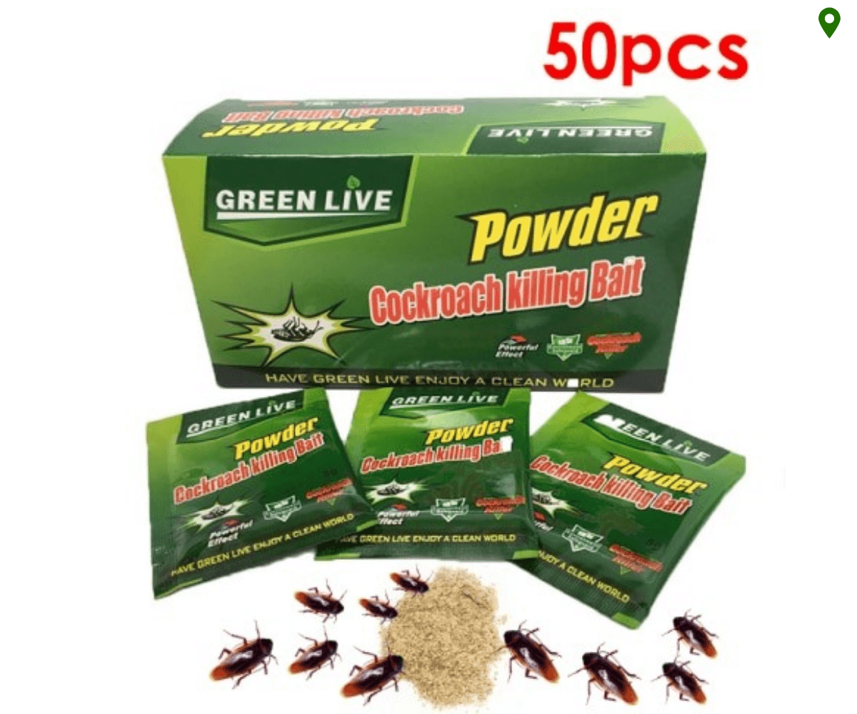 Cockroach Killing Bait Powder (50 Pieces in a Box)