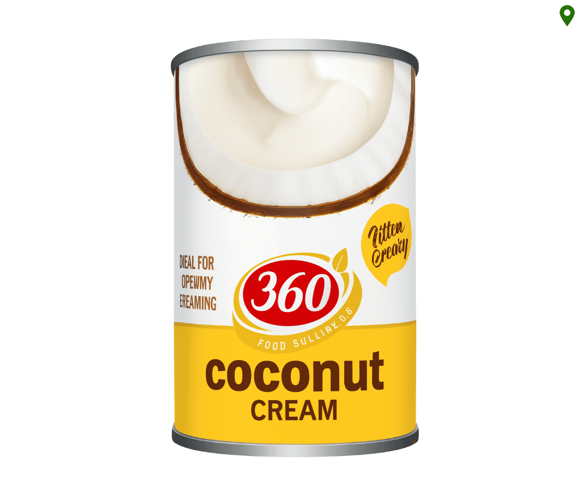 360 Food Solutions Coconut Cream (6x400ml)