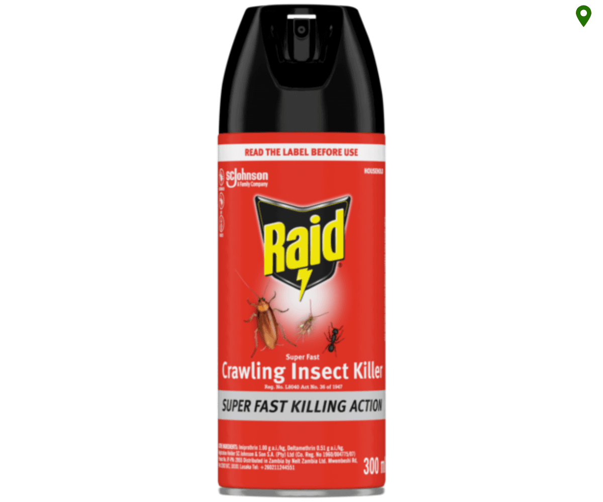 Raid Red Crawling Insect Killer (6x300ml) 🍫