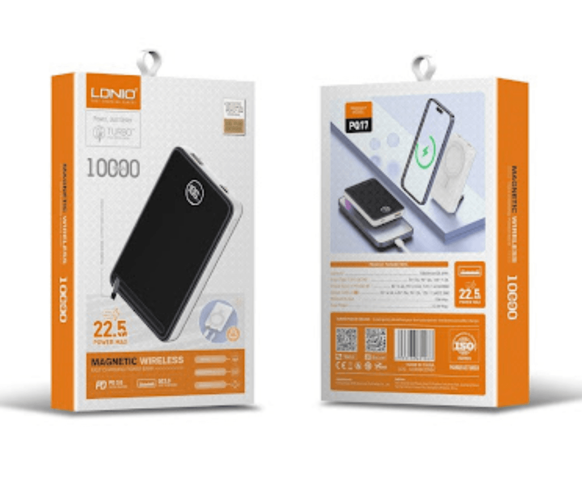 LDNIO 10000mAh Magnetic Wireless Power Bank PQ17