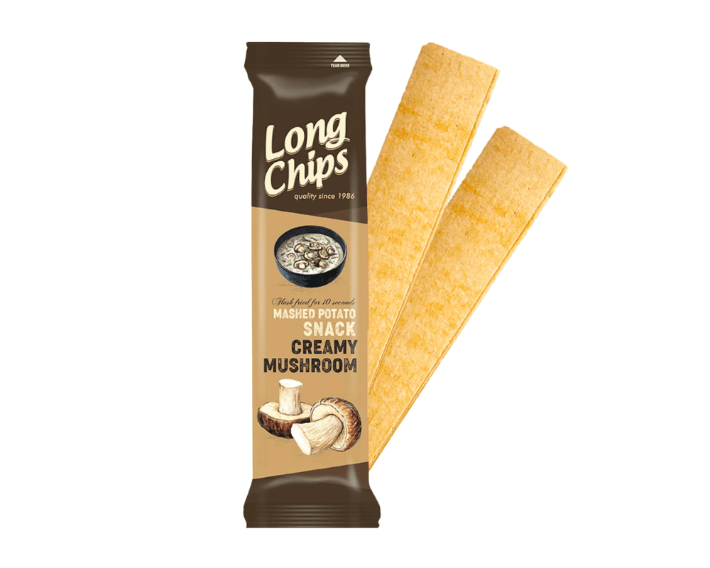 Long Chips Creamy Mushroom 20 x 75g