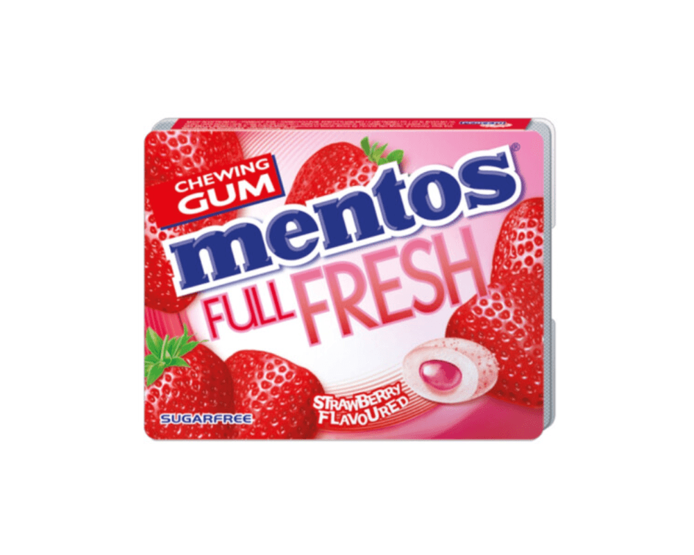Mentos Blister Strawberry (18 x 8s) 🍫