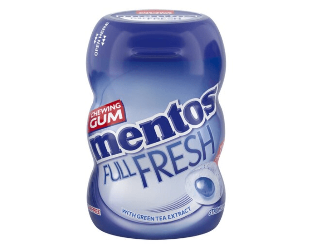 Mentos Chewing Gum Bottle Strong Mint (15 x 10's) 🍫