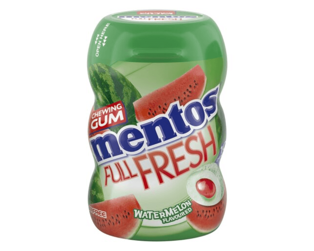 Mentos Chewing Gum Bottle Watermelon (15 x 10's) 🍫
