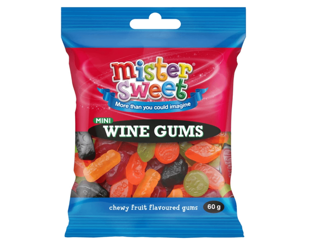 Mister Sweets Mini Wine Gums (24 x 60g)🍫