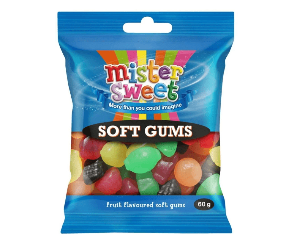 Mister Sweets Soft Gums (24 x 60g)🍫