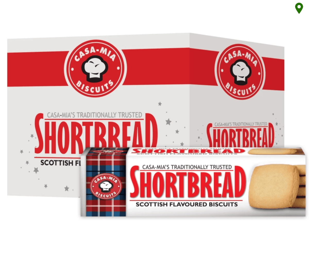 Casa Mia Short Bread (12x185g)