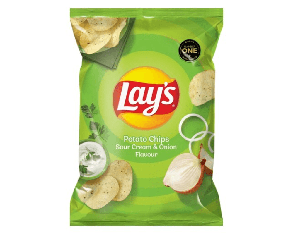 Lays Sour Cream & Onion Chips (12 x 36g)