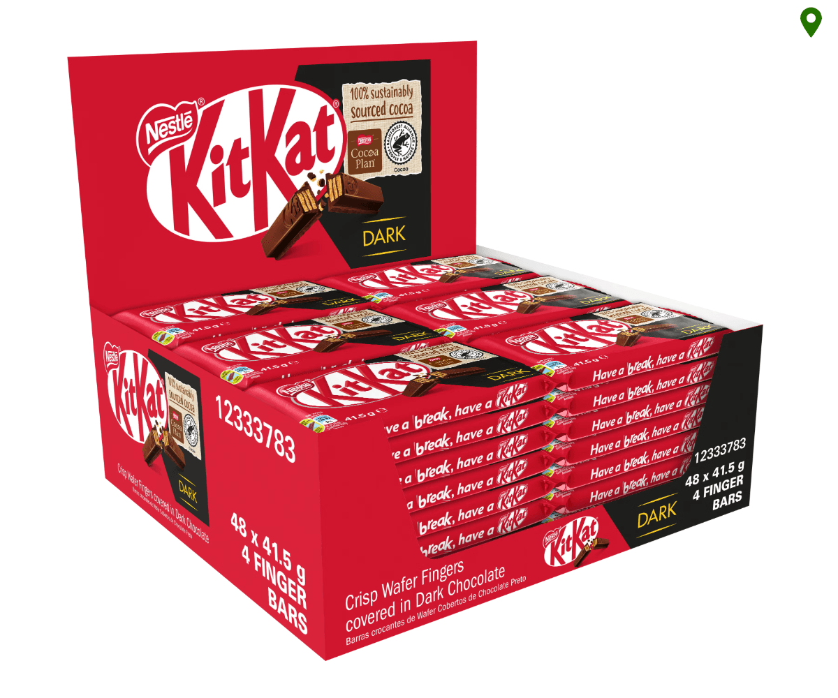 KitKat 4 Finger Dark Chocolate Bar (48x41.5g)
