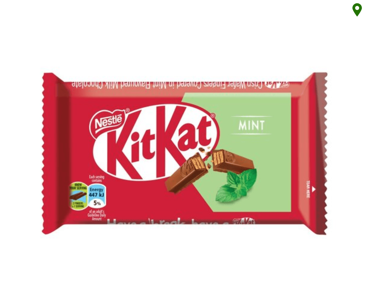 Nestlé KitKat Mint 4 Finger Bar (48x41.5g)