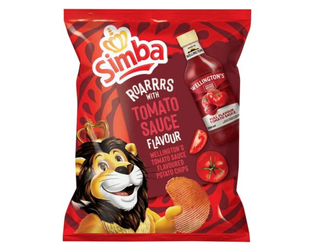 Simba Potato Chips Tomato Sauce (12 x 36g)