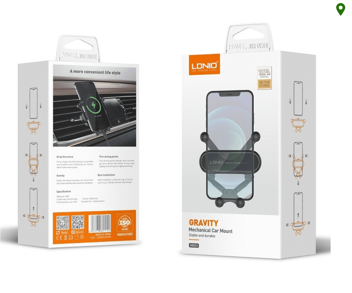 Ldnio MG03 Gravity Car Air Vent Clip Mount Holder