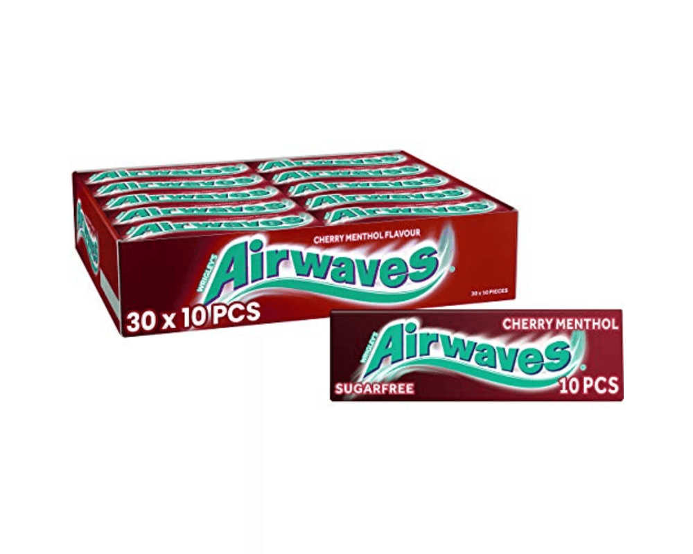 Airwaves Chewing Gum Cherry (30 x 10s)🍫